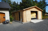 Holzgarage (44 mm) 6x6 m, 36 m² customer 1