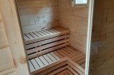 Gartensauna ELDA (44 mm), 4x4 m, 16 m² (4 Räume) customer 1