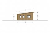 Holzwohnhaus ZOE (Extra Isoliert, 44 mm + Holzverschalung), 110 m² specification 4