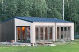 Blockbohlenhaus MARINA Modern (34 mm + Holzverschalung), 8x6 m, 48 m² customer 1