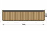 Modernes Ferienhaus aus Holz PREMIUM (Isoliert, SIPS), 10.5x4.5 m, 40 m² specification 4