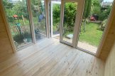 Gartenbüro PREMIUM L (34 mm + Holzverschalung), 3x3 m, 9 m² customer 2