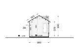 Gartenhaus aus Holz CLOCKHOUSE (34 mm), 4x3 m, 12 m² specification 6