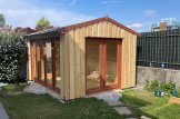 Gartenhaus aus Holz EMMY (Isoliert, 34 mm + Holzverschalung), 4x3 m, 12 m² customer 1