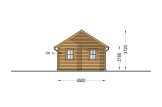 Blockbohlenhaus mit Schlafboden SCOOT S (34+34 mm), 27 m² + 9 m² specification 5