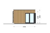 Gartenbüro PREMIUM (34 mm + Holzverschalung), 5x4 m, 18 m² specification 5