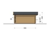 Gartenhaus aus Holz DREUX (44 mm), 5x5 m, 25 m² specification 3