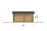 Gartenhaus aus Holz OSLO (34 mm), 5x4 m, 20 m² specification 4