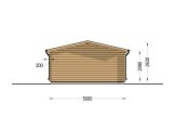 Holzgarage CLASSIC (44 mm), 5x6 m, 30 m² specification 4