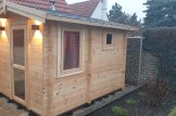 Gartensauna ELDA (44 mm), 2,5x2,9 m, 7 m² customer 1