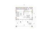 Blockbohlenhaus SARA S (44 mm + Holzverschalung), 27 m² specification 1