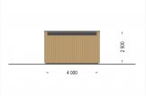 Holzgarage mit Flachdach STELA F (Elementbauweise), 4x6 m, 24 m² specification 4