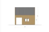 Blockbohlenhaus SARA S (44 mm + Holzverschalung), 27 m² specification 6