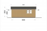Holzgarage LORA (Elementbauweise), 5x6 m , 30 m² specification 5