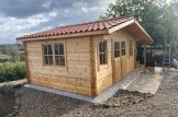 Gartenhaus aus Holz CLARA (66 mm), 7x4 m, 28 m² customer 1
