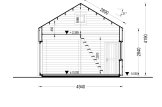 Blockbohlenhaus SARA (34 mm + Holzverschalung), 20 m² specification 7