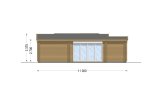 B-WARE: Holzhaus VICTORIA S (66+66 mm) , 171 m² specification 3