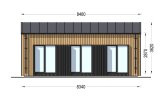 Blockbohlenhaus ANGELA RV (Isoliert, KfW55), 50 m² specification 2