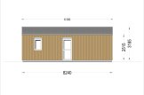 Blockbohlenhaus ANGELA S (Isoliert, 44 mm + Holzverschalung), 50 m² specification 2