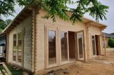 Blockbohlenhaus MAJA (66 mm), 7.5x4 m, 30 m² customer 1