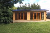 Blockbohlenhaus MARINA (Extra Isoliert, 44+44 mm), 48 m² customer 1