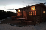 Blockbohlenhaus ALTURA (44 mm) 31 m² mit Flachdach customer 1