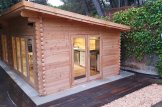Blockbohlenhaus MAJA (66 mm), 7.5x4 m, 30 m² customer 3