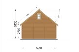 Blockbohlenhaus LIVINGTON S (Isoliert, 44+44 mm), 50 m² specification 5