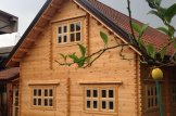 Holzhaus VERA (Isoliert, 44+44 mm), 132 m² + 13.5 m² Terrasse customer 1