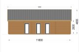 Blockbohlenhaus ADALINE S (44 mm), 45 m² specification 4