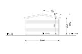 Gartenhaus aus Holz OLYMP (34 mm), 4x3 m, 12 m² specification 6
