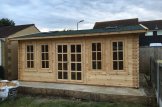 Gartenhaus aus Holz DEVON (Isoliert, 44+44 mm), 6x4 m, 24 m² customer 2