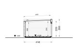 Gartenbüro PREMIUM (34 mm + Holzverschalung), 7x4 m, 25 m² specification 6