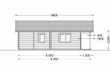 Blockbohlenhaus RIVIERA (120 mm) 120 m² specification 5