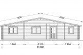 Isoliertes Blockbohlenhaus RIVIERA 120 m² specification 4
