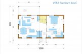 Holzwohnhaus VERA (PREMIUM Isoliert, KfW 40, 44 mm + Holzverschalung), 127 m² + 13.5 m² Terrasse specification 1
