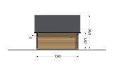 Blockbohlenhaus KARINA (Isoliert, 34 mm + Holzverschalung), 46 m² specification 4