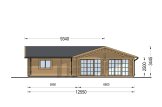 Blockbohlenhaus ADELE S (Isoliert, 44+44 mm), 60 m² specification 4