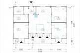 Blockbohlenhaus mit Terrasse RIVIERA (120 mm), 100 m² + 20 m² specification 1