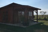 Gartenhaus aus Holz mit Terrasse HELEN (44 mm), 6x6 m, 24 m² + 12.5 m² customer 2