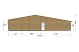 Holzhaus RIVIERA S (44+44 mm), 130 m² specification 4