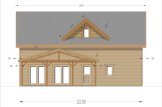 Holzhaus VERA S (44 mm + Holzverschalung), 126 m² specification 3