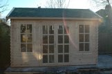 Gartenhaus aus Holz POOLHOUSE (44 mm), 4x3 m, 12 m² customer 3