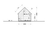 Blockbohlenhaus KARINA (34 mm + Holzverschalung), 46 m² specification 7