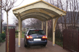 Carport aus Holz für 1 Auto BETSY, 3.6x6 m customer 1