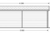 Gartenhaus aus Holz STRONGHOLD (44 mm), 3x6 m, 18 m² specification 4