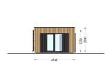 Gartenbüro PREMIUM (34 mm + Holzverschalung), 7x4 m, 25 m² specification 5
