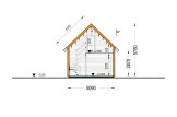 Blockbohlenhaus KARINA (Isoliert, 34 mm + Holzverschalung), 46 m² specification 7