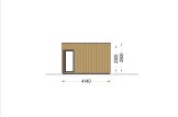 Modern Gartenhaus PREMIUM (34 mm + Holzverschalung), 7.5x4 m, 30 m² specification 3