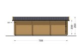 Holzgarage CLASSIC (34 mm), 4x7.5 m, 30 m² specification 5